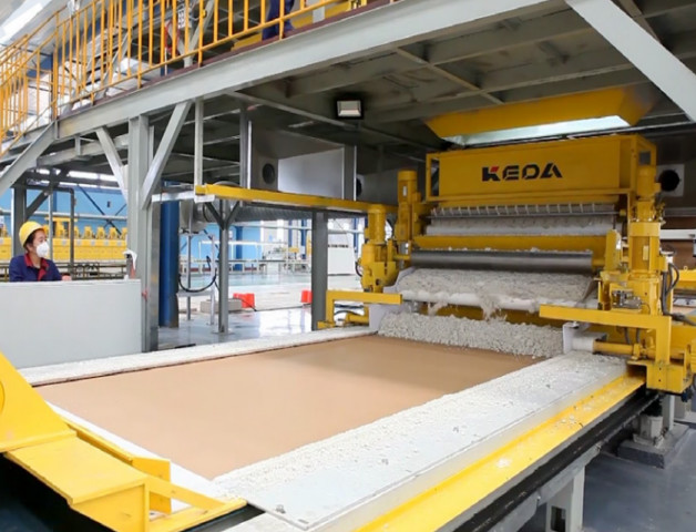 생산 라인의  현대 스톤티엠