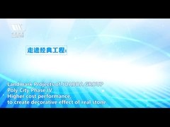 장식적인 도재 면 조아보아 & 에너지 절감이 클래딩 시스템을 통합했습니다