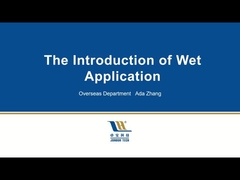 습한 적용 (습한 시멘트와 함께 사용되는 자기 접착막)